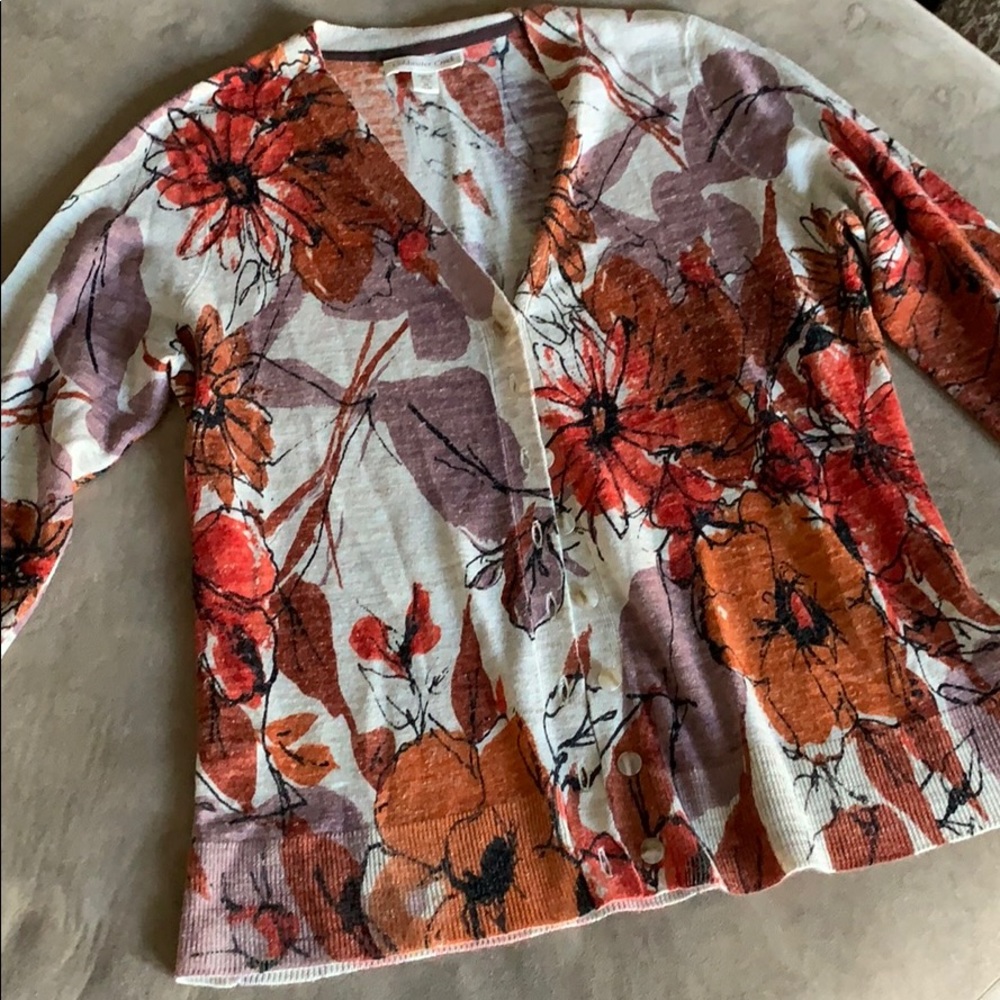 Floral cardigan